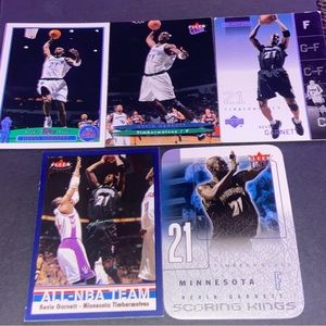 Kevin Garnett cards (5) 2002-2003